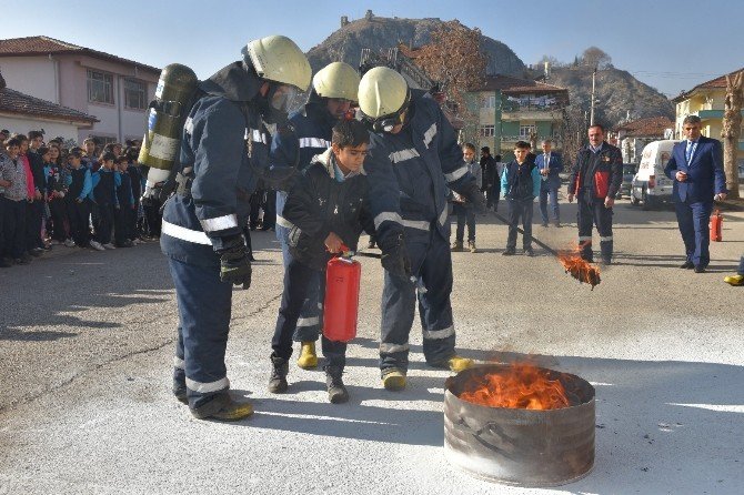 Turhal’da Yangın Tatbikatı