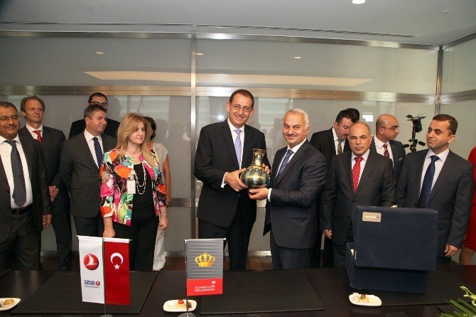 Thy Ürdün Kraliyet Havayolları İle Kod Paylaşımı Anlaşması İmzaladı