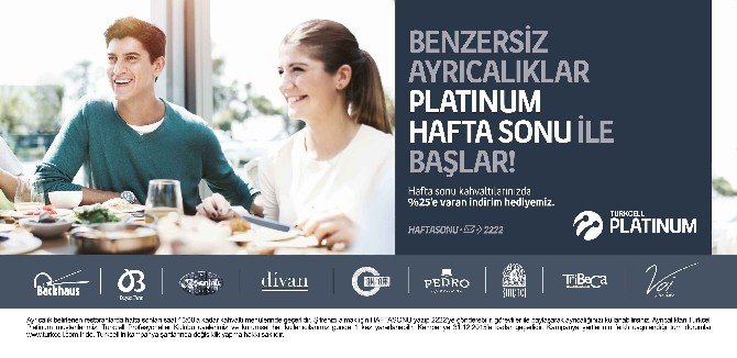 Turkcell Platınum’dan Hafta Sonu Ayrıcalıkları
