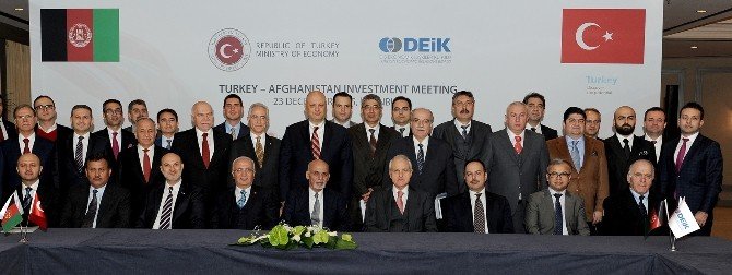 Afganistan Cumhurbaşkanı, Deik Üyesi Türk İş Adamları İle Bir Araya Geldi