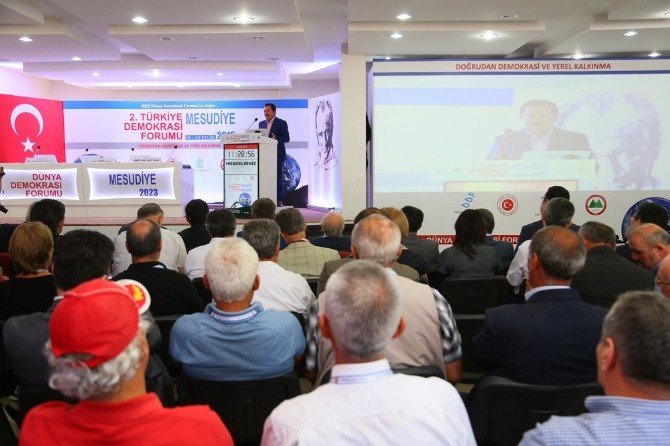 Türkiye Demokrasi Forumu Ordu’da Toplandı
