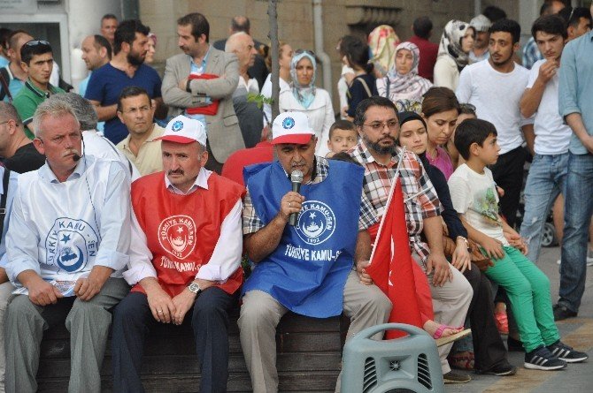 Kamu-sen Giresun’da Terörü Lanetledi