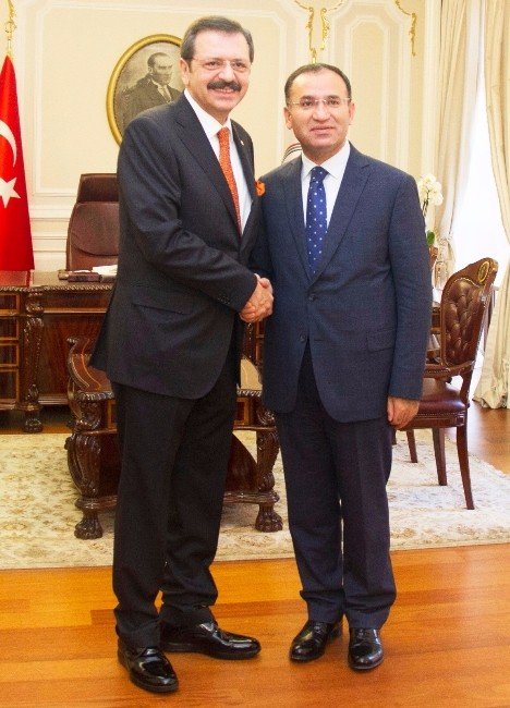 Bakan Bozdağ’a, Tobb’dan Hayırlı Olsun Ziyareti