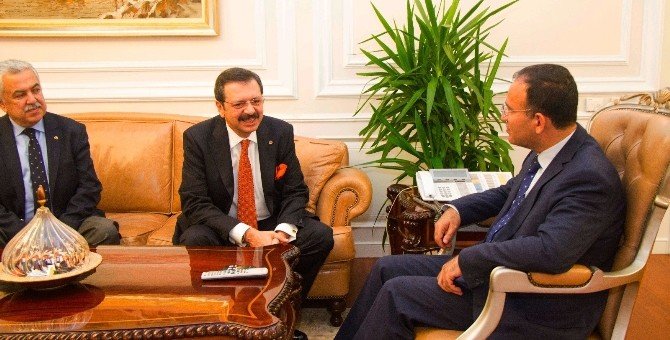 Bakan Bozdağ’a, Tobb’dan Hayırlı Olsun Ziyareti