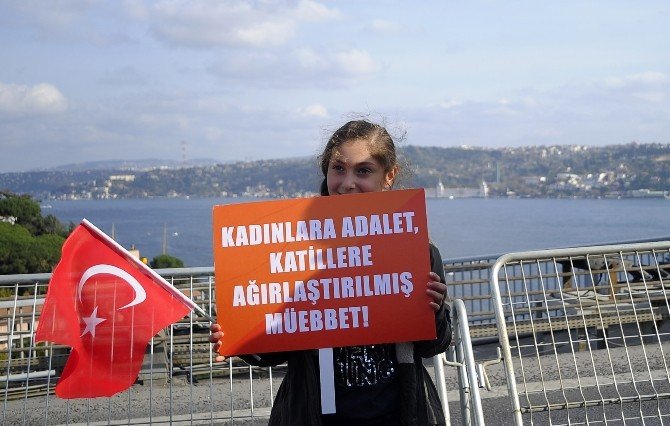 İstanbul, ’Kadına Şiddete Dur’ Dedi