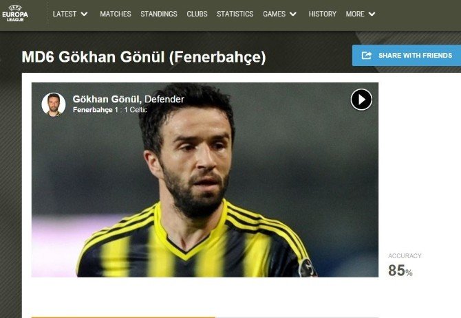 Gökhan Gönül Avrupa’nın En İyisi!