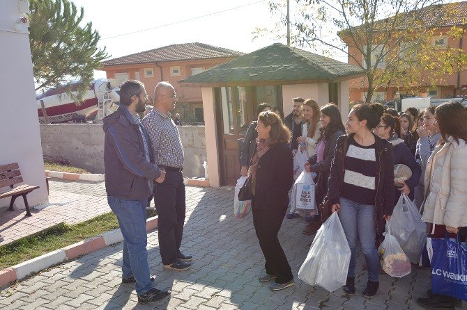 Baü Altınoluk Meslek Yüksekokulu Öğrencilerinden Anlamlı Ziyaret