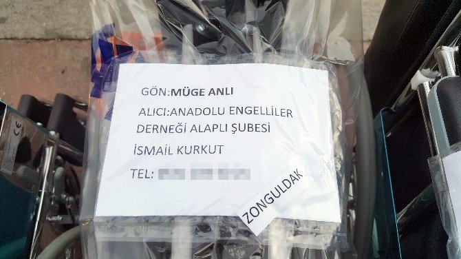 Müge Anlı’dan Alaplı’daki Engellilere Yardım Eli