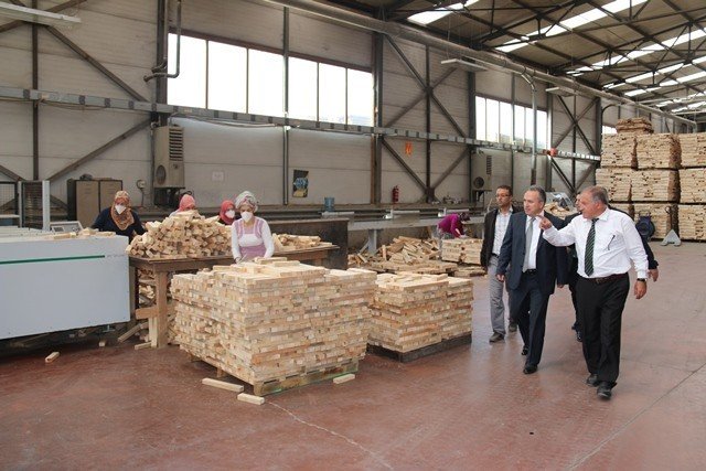 Vali Ali Fidan Sanayi Kuruluşlarını Geziyor