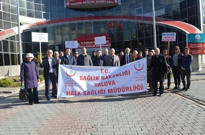 Yalovalılar Sağlık İçin Yürüdü