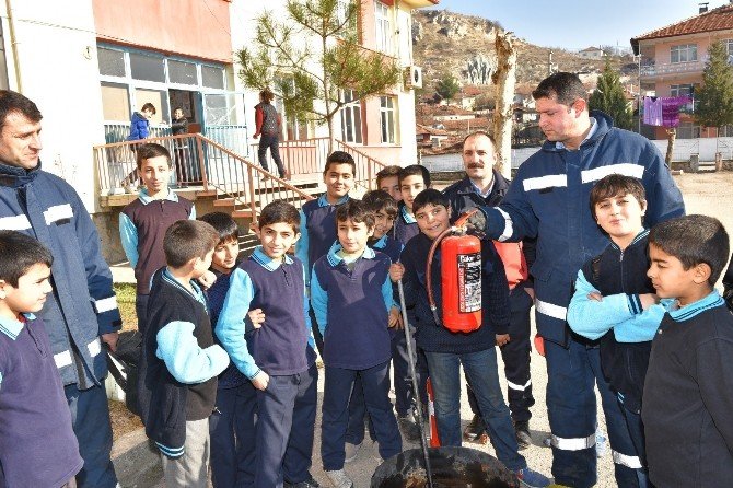 Turhal’da Yangın Tatbikatı