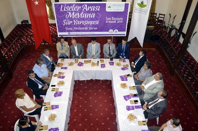 Liseli Gençler Hazreti Mevlana İçin Şiir Yazacak