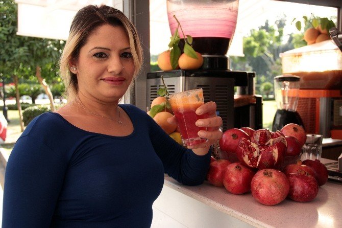 Hastalıklardan Korunmak İçin Taze Sıkılmış Meyve Suyu İçin