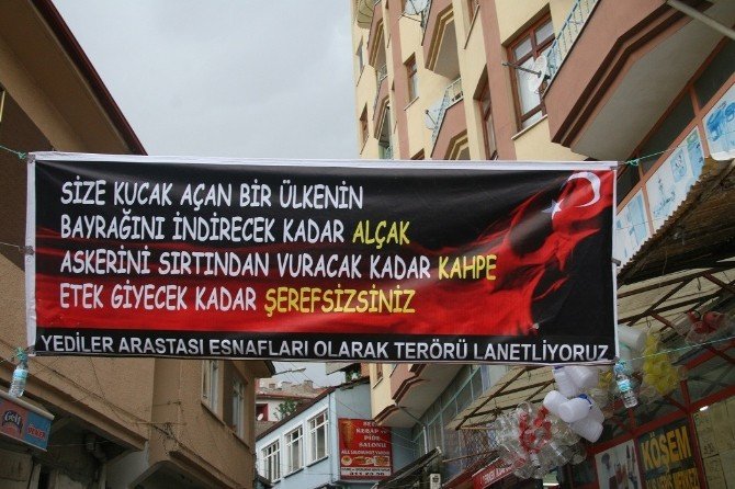 Sungurlu’da Esnaf Terörü Lanetledi