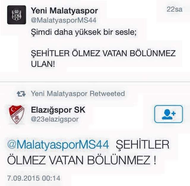 Ezeli Rakipler Şehitler İçin Tek Yürek
