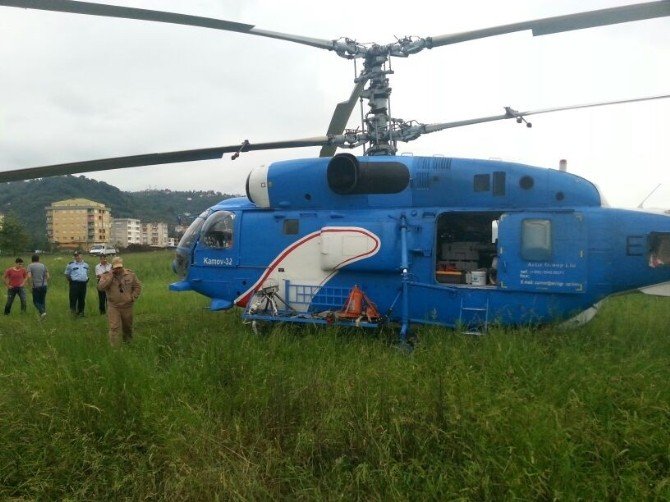 Yunanistan’dan Kalkan Askeri Helikopter Giresun’a Zorunlu İniş Yaptı