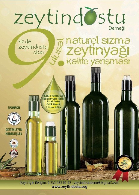 Türkiye’nin En İyi Zeytin Yağı Seçilecek