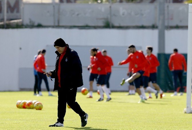 Trabzonspor’da Affedilen Futbolcular Antrenmana Çıktı