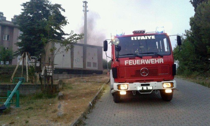 Zonguldak’ta Art Arda Patlayan Trafo Paniğe Neden Oldu