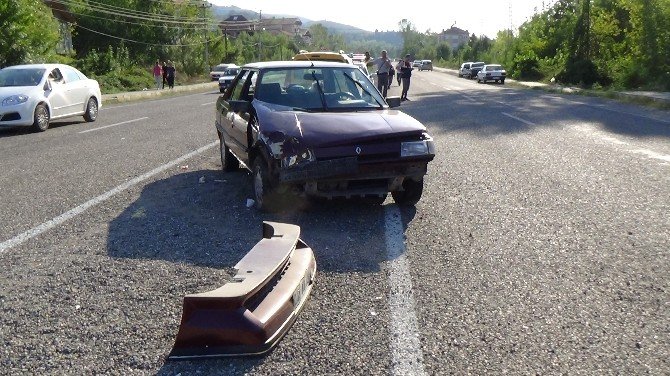 Devrek’te Trafik Kazası: 1 Yaralı
