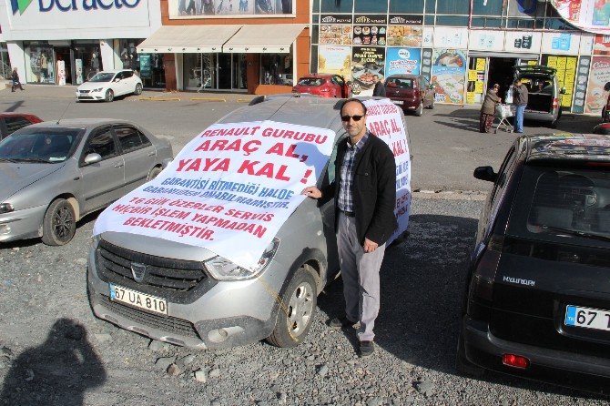 İşadamından İlginç Protesto