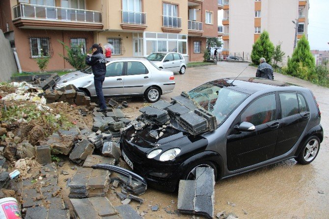 Sağanak Yağmur Ereğli’de Etkili Oldu