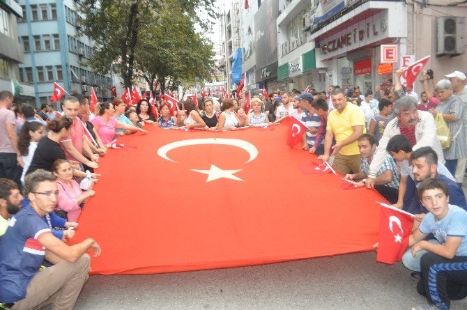 Zonguldak’ta Teröre Tepki Yürüyüşü