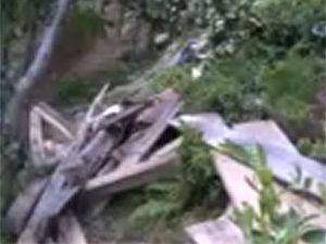 Rize'de Fırtına Nedeniyle 2 Katlı Ahşap Ev Çöktü: 1 Yaralı