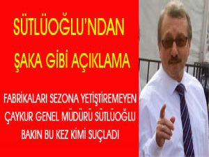 Sütlüoğlu Bu Kez Suçu Elektrik Dağıtım Şirketine Attı