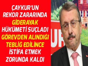 Çaykur Genel Müdürü İmdat Sütlüoğlu İstifa Etti