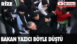 Bakan Yazıcı Böyle Düştü