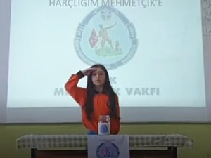 Minik öğrencilerden Barış Pınarı Harekatı'na destek