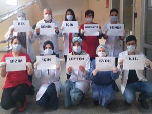 Rize, Sağlık Çalışanlarını Alkışladı!