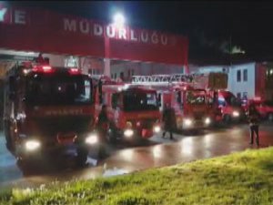 Rize’de İtfaiyecilerden Sağlık Çalışanlarına Destek