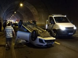 Rize'de Tünelde Zincirleme Kaza