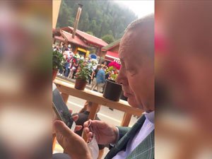 Cumhurbaşkanı Erdoğan down sendromlu gençle görüştü