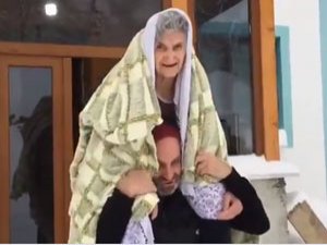 Rize’de Sevinçten Ağlatan Kardan Kurtarma