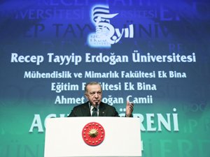Cumhurbaşkanı Erdoğan, RTEÜ'de 2 Fakültenin Ek Binasının Açılışını Yaptı