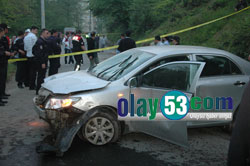 Rize'de Feci Kaza 1 Ölü 2 Ağır Yaralı