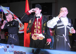 Bu da 'en hızlı çay içme' yarışması