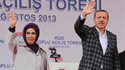 Erdoğan'dan Rize'de Miting Gibi Toplu Açılış Töreni