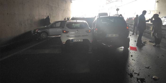 Trabzon’da 25 araç birbirine girdi: 12 yaralı