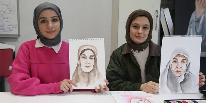Rize'de şehit annelerine portreleri hediye edilecek