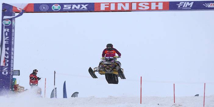 SNX Türkiye Dünya Kar Motosikleti Şampiyonası Rize’de başladı