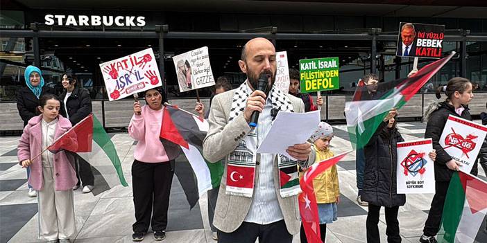 Rize'de İsrail Protestosu: Boykot Nöbetleri Devam Ediyor