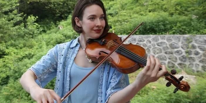 Amerikalı keman sanatçısı Audrey Wozniak: İstanbul iş ve araştırma, Rize keyif, ekoloji ve huzur demek
