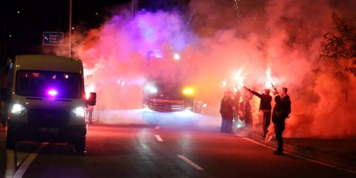 Fenerbahçe, Çaykur Rizespor karşılaşması için Rize'ye geldi