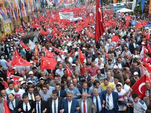 Rizelilerden Cumhur"BAŞKAN"ına Dev Destek