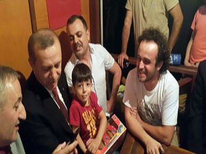 Taksicilerden Erdoğan'a çay daveti