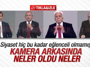 TRT'de propaganda çekimlerinin kamera arkası görüntüleri